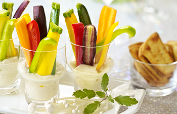 Kashi & Summer Fresh Appetizer Recipe  Baba Vegetable Shooters