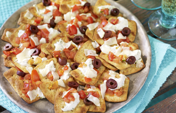 Kashi & Summer Fresh Appetizer Recipe  Mediterranean Nachos